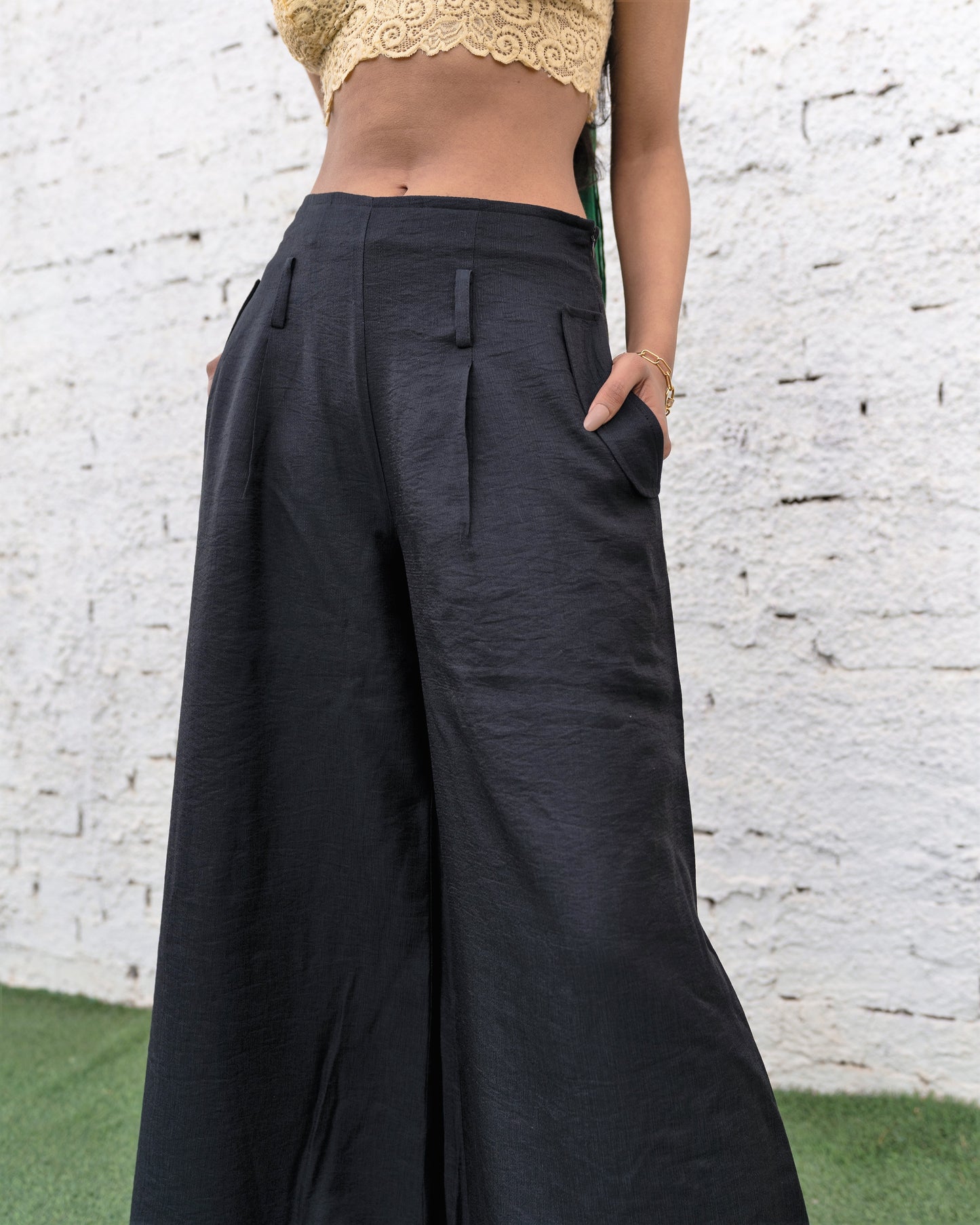 Black Wide Leg Pants