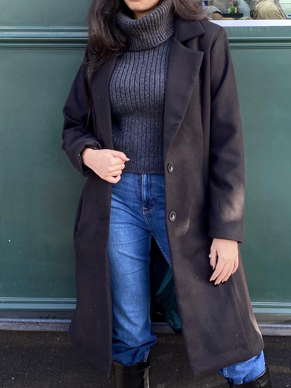 Black Wool Coat