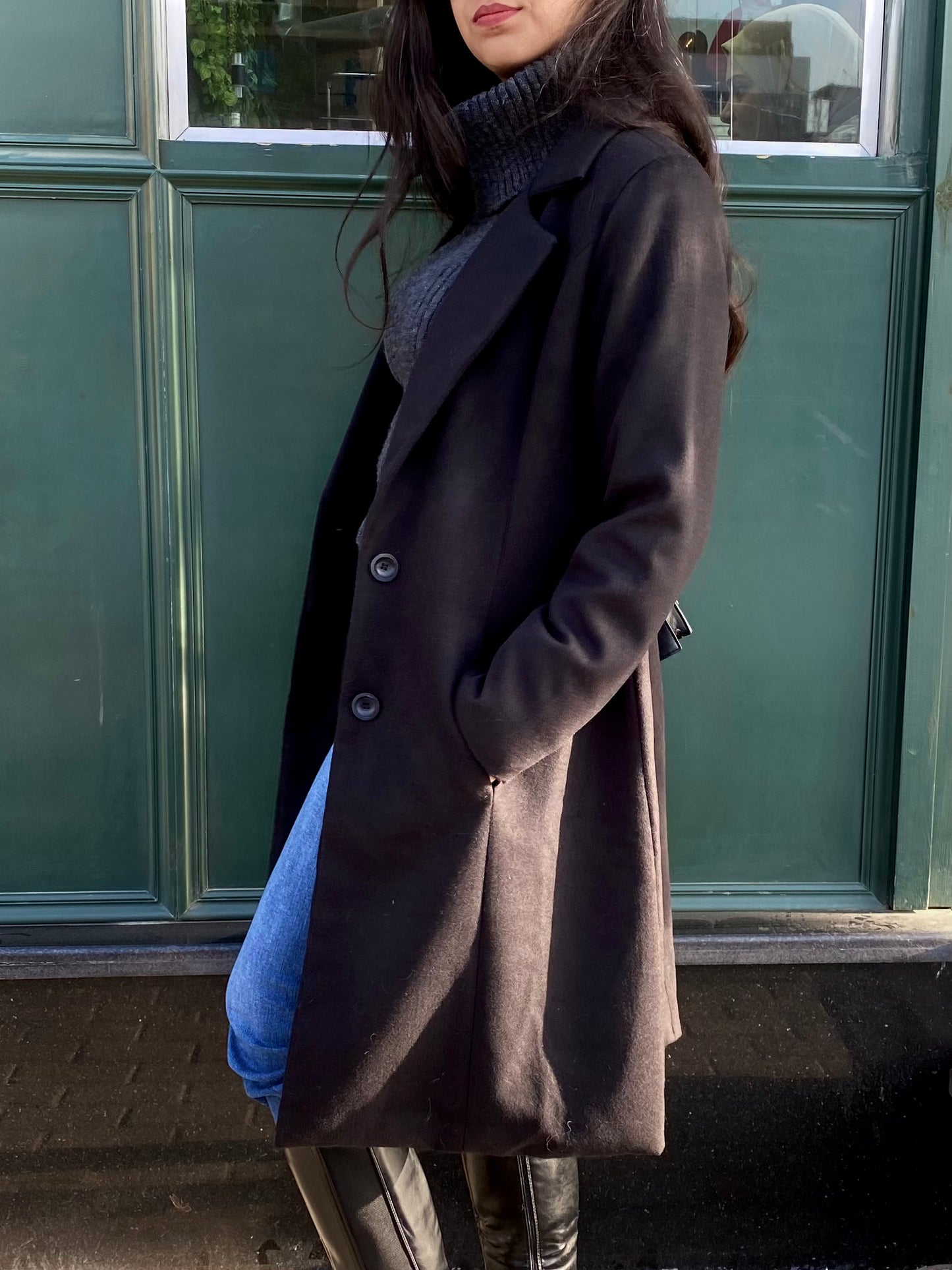 Black Wool Coat